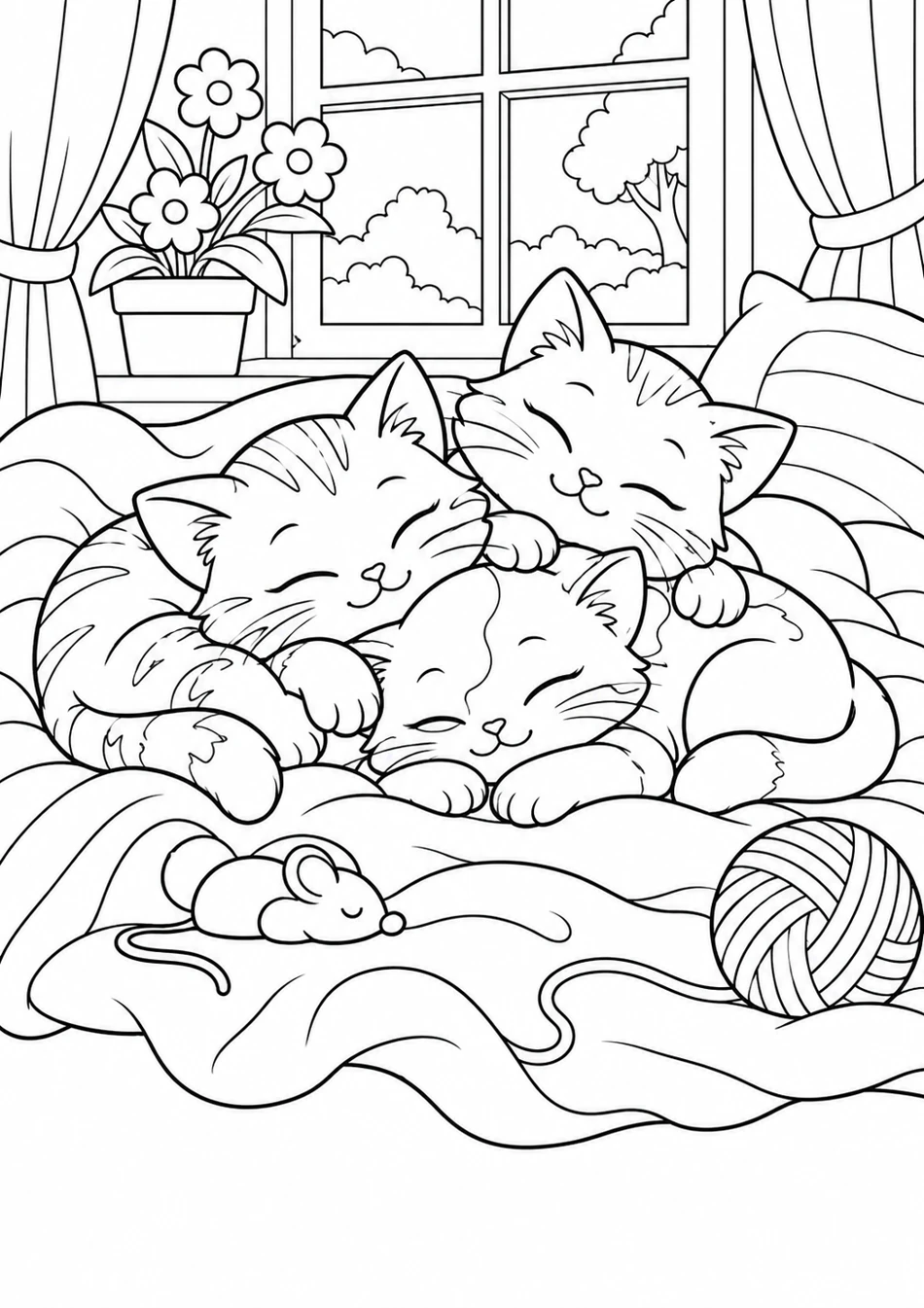 La sieste des chatons