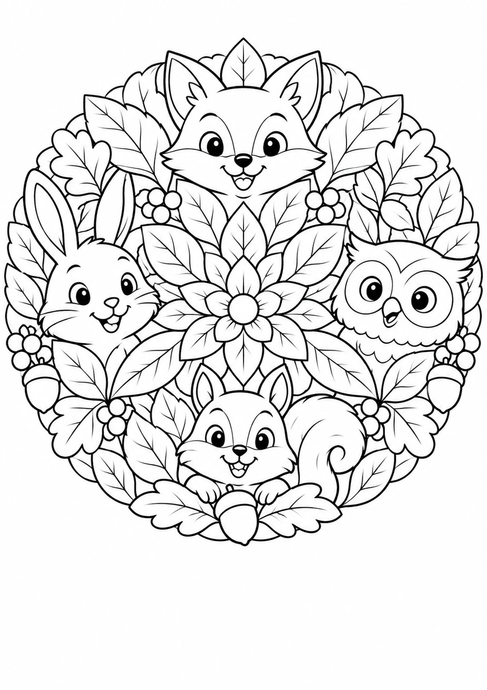 Le grand mandala des animaux