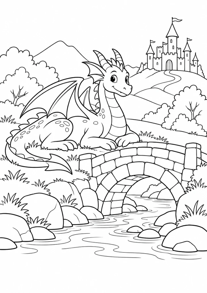 Le dragon et le pont du royaume