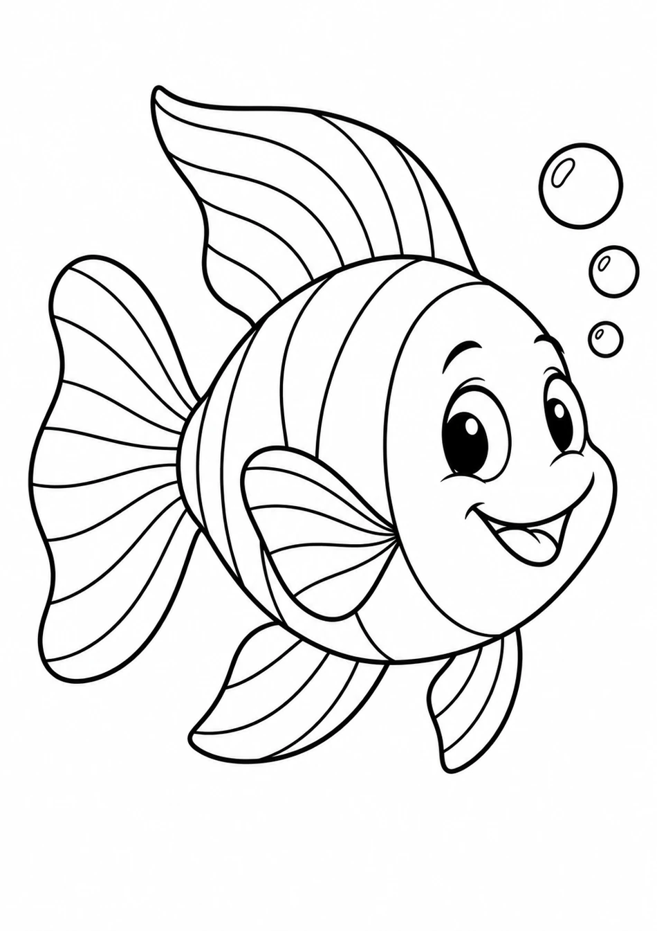 Le poisson aux grandes nageoires