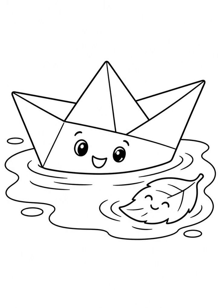 Le bateau en papier