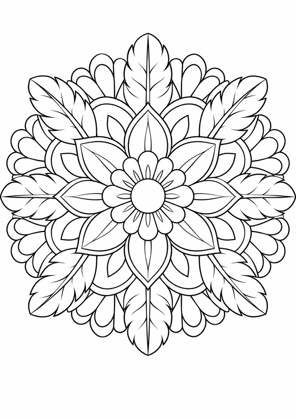 Le mandala des plumes