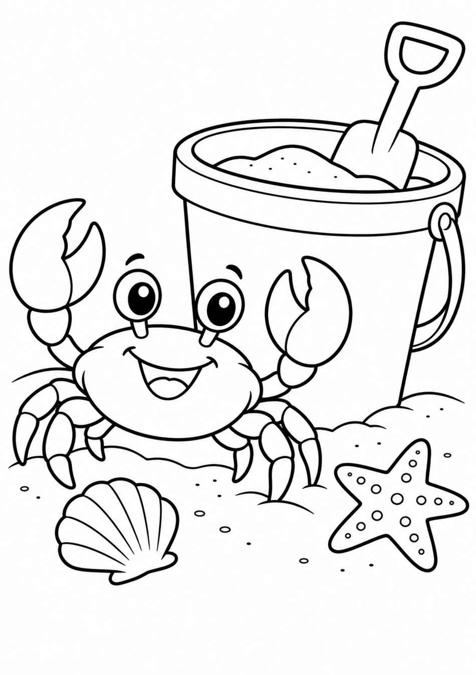 Le crabe et le seau