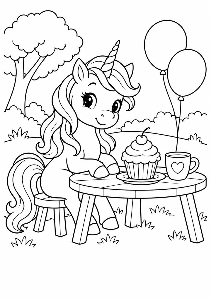 La licorne au goûter