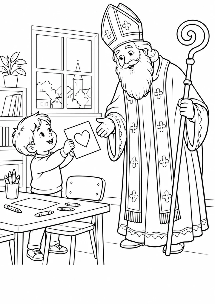 Un dessin pour Saint-Nicolas