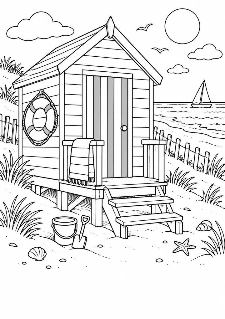 La cabane de plage