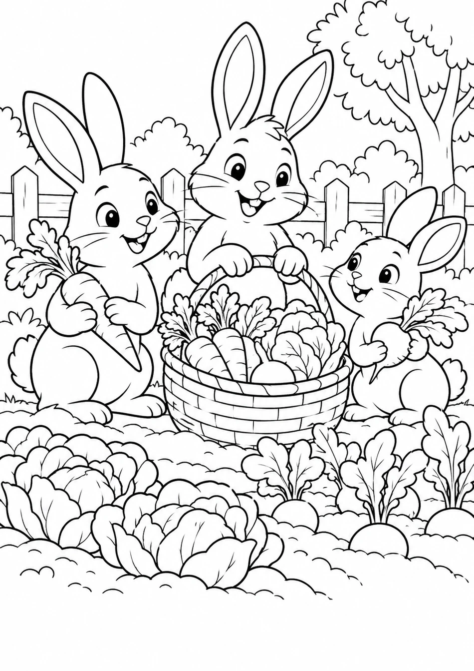 Le repas des lapins