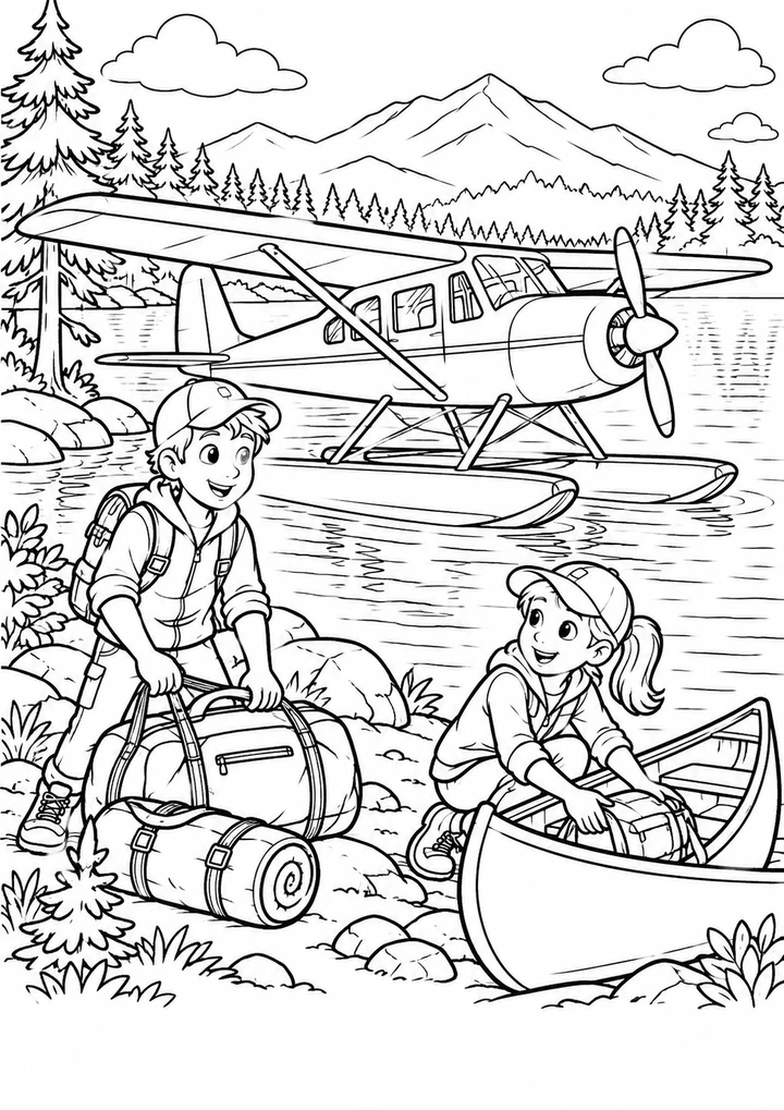 L’hydravion des explorateurs