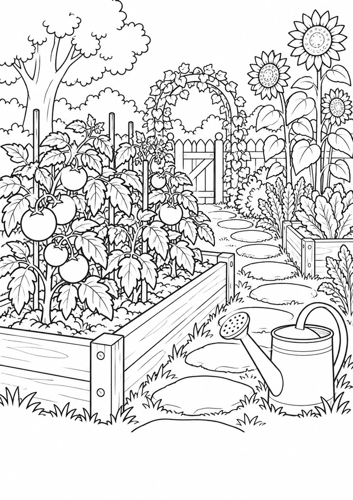 Le jardin des vacances