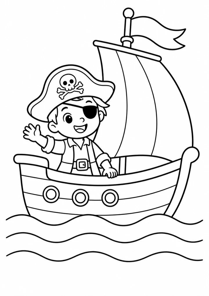 Le bateau à une voile