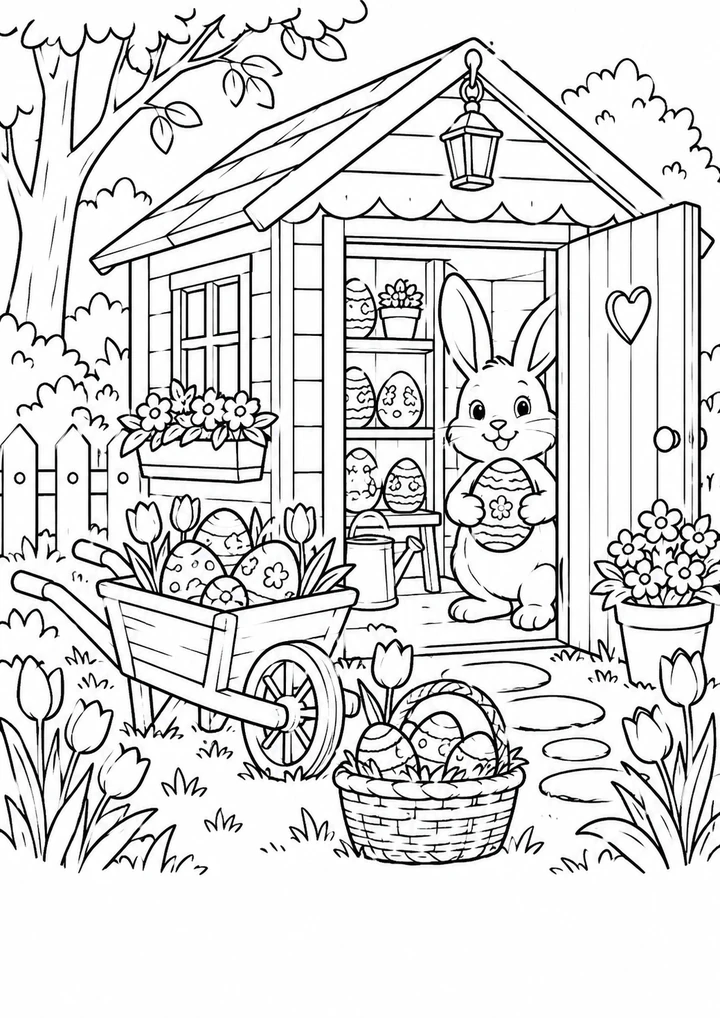 La cabane des surprises de Pâques