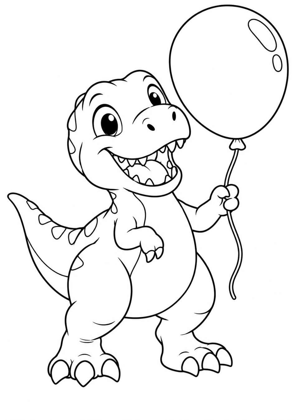 Le T-rex au ballon
