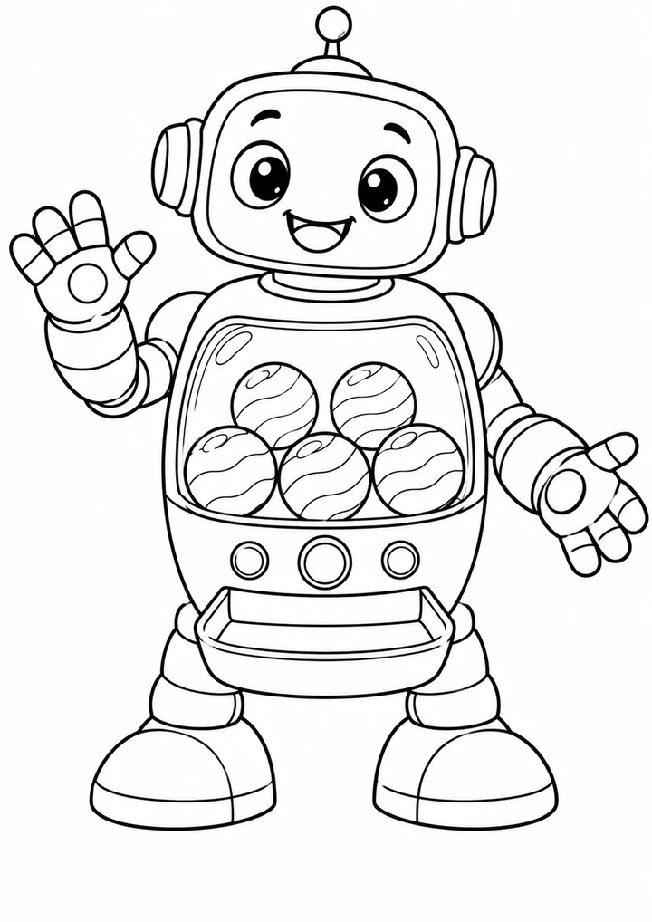 Le robot distributeur de bonbons