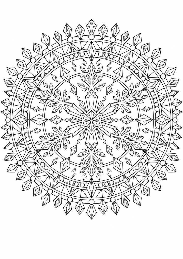 Le cristal de neige