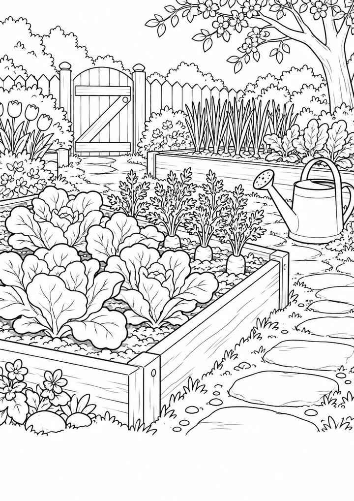 Le potager du printemps