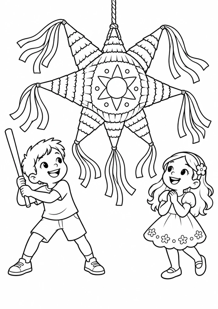 La piñata étoile du goûter