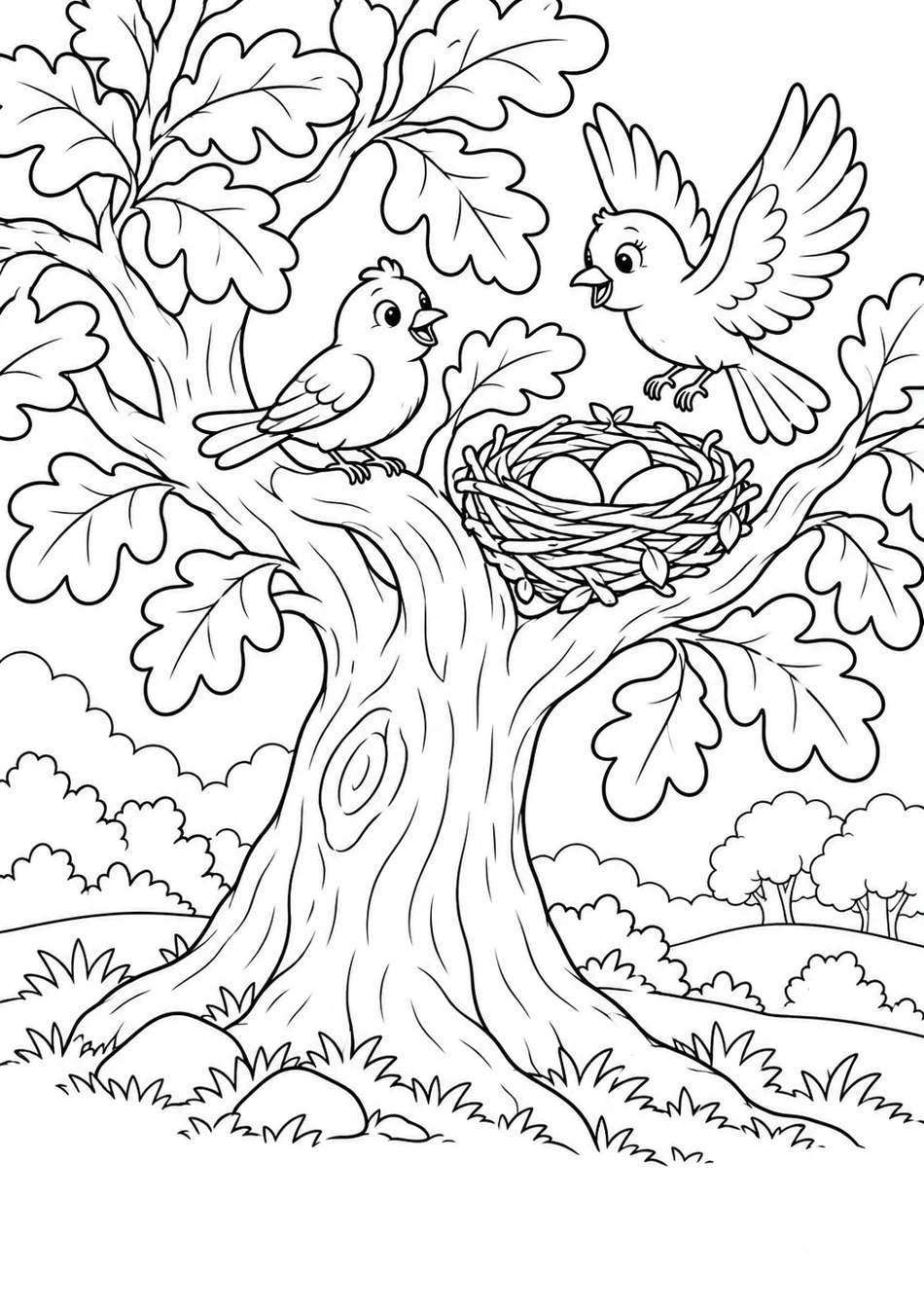 Le grand arbre des oiseaux