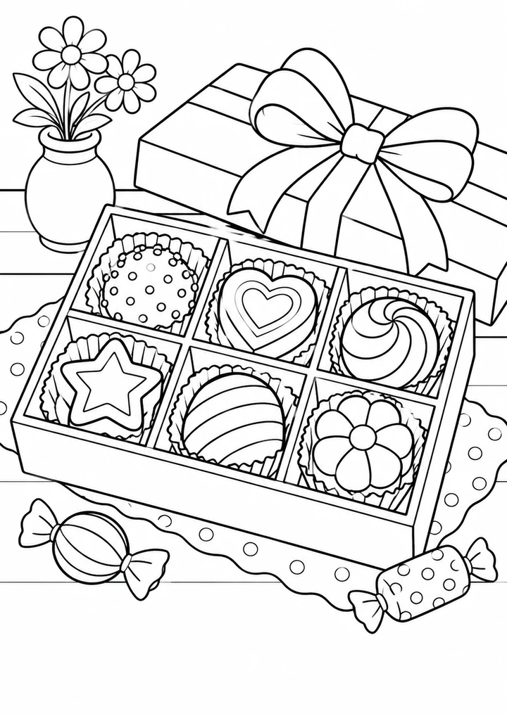 La boîte de bonbons à offrir