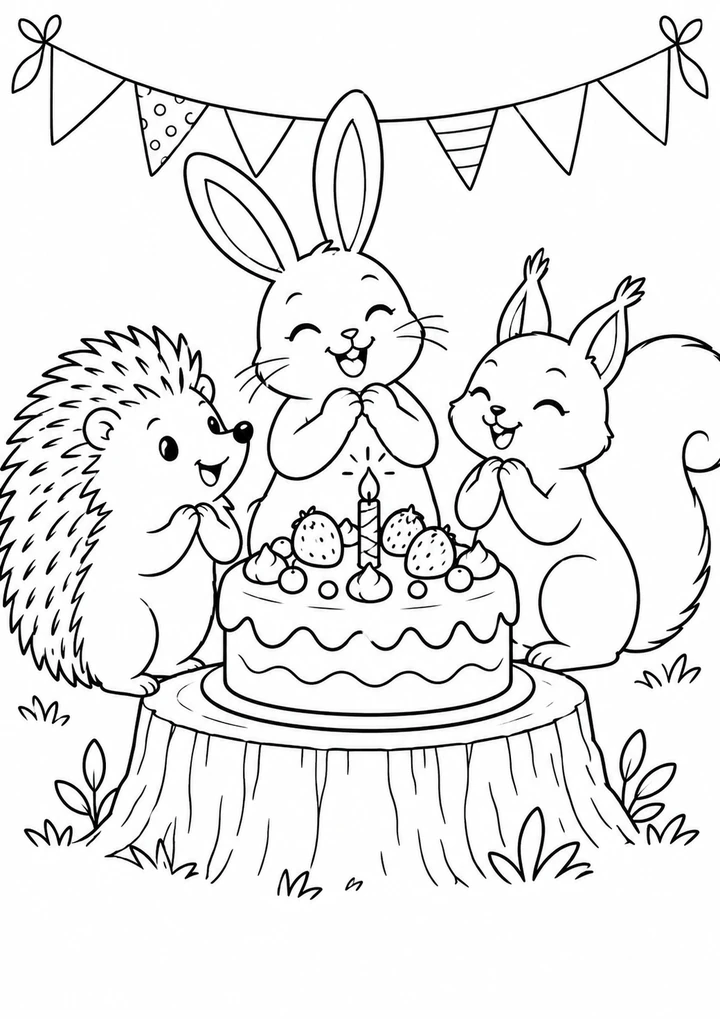 La fête des animaux du jardin