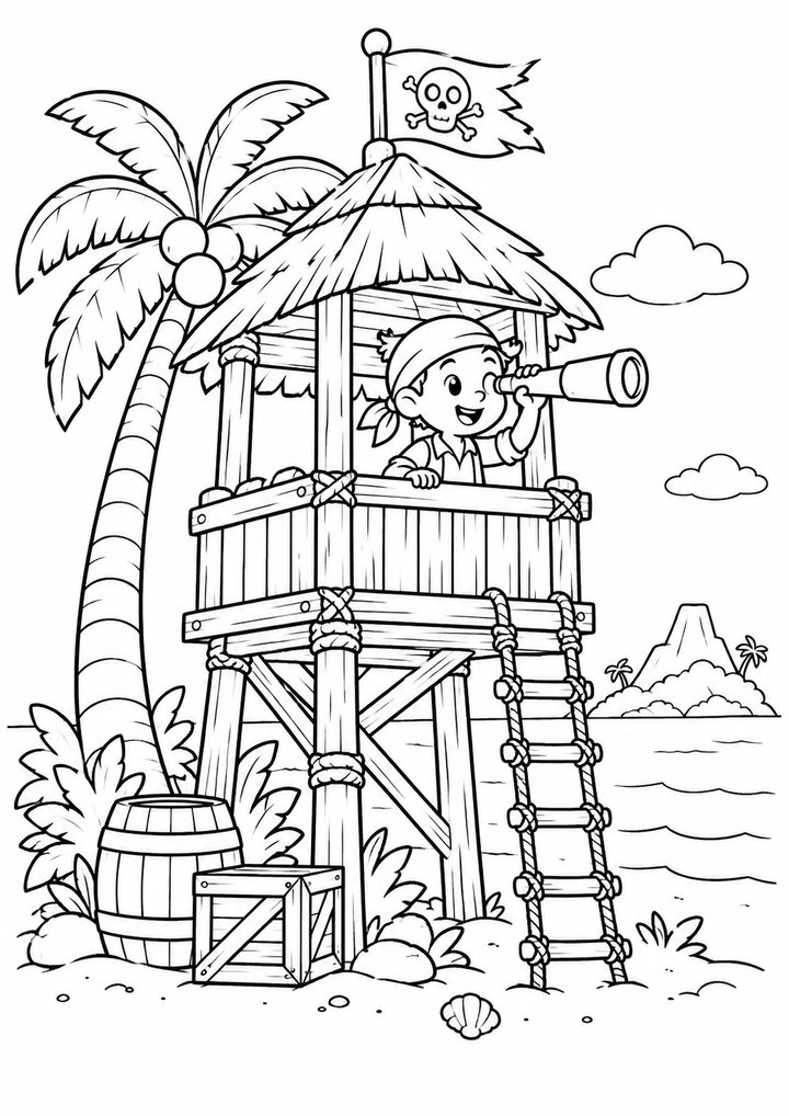 La cabane des pirates