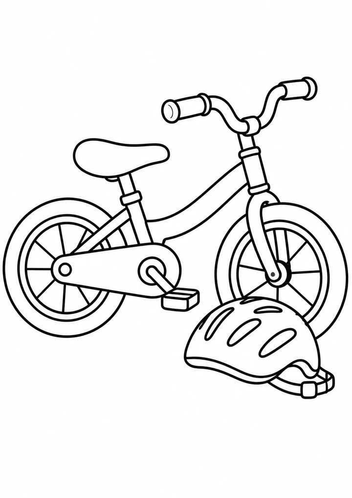 Le vélo et le casque