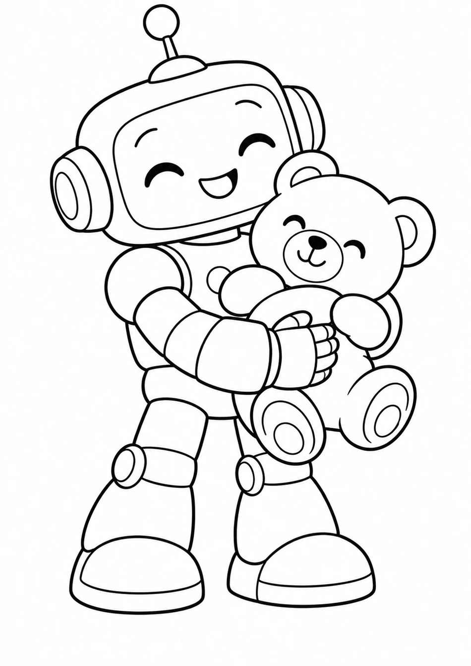 Le robot et le nounours
