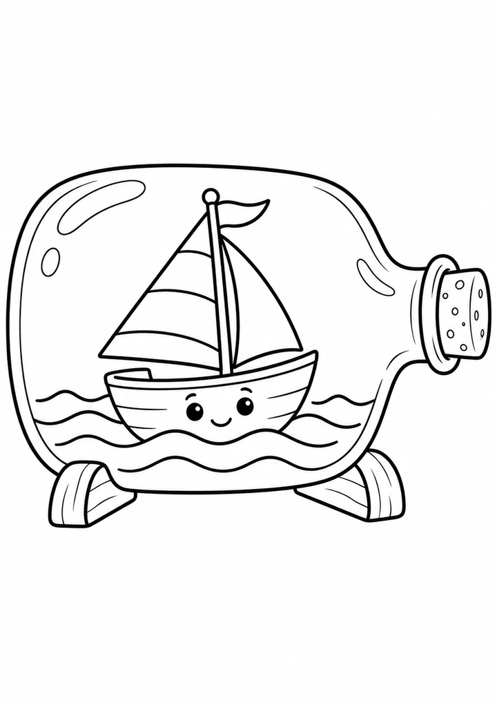 Le bateau dans la bouteille