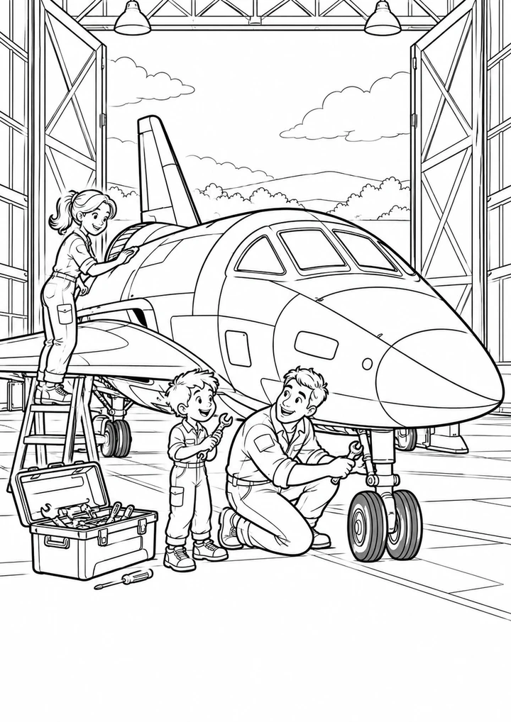 Le garage des navettes spatiales