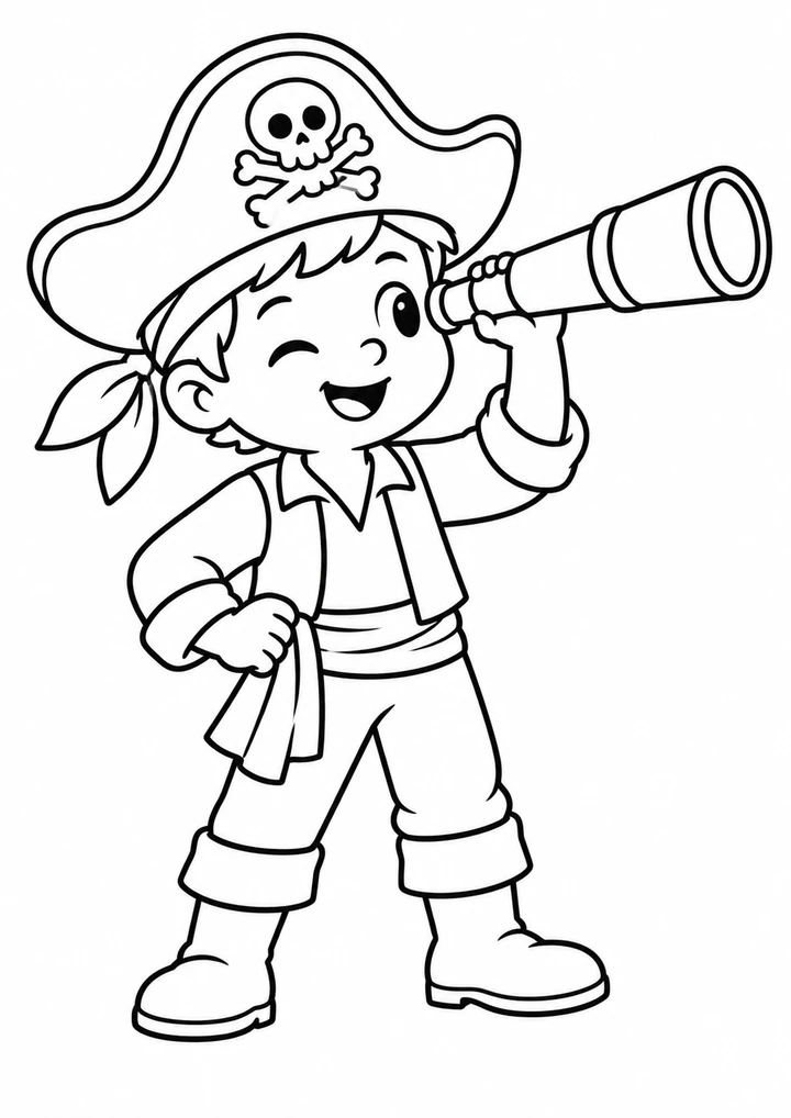 Le pirate à la longue-vue