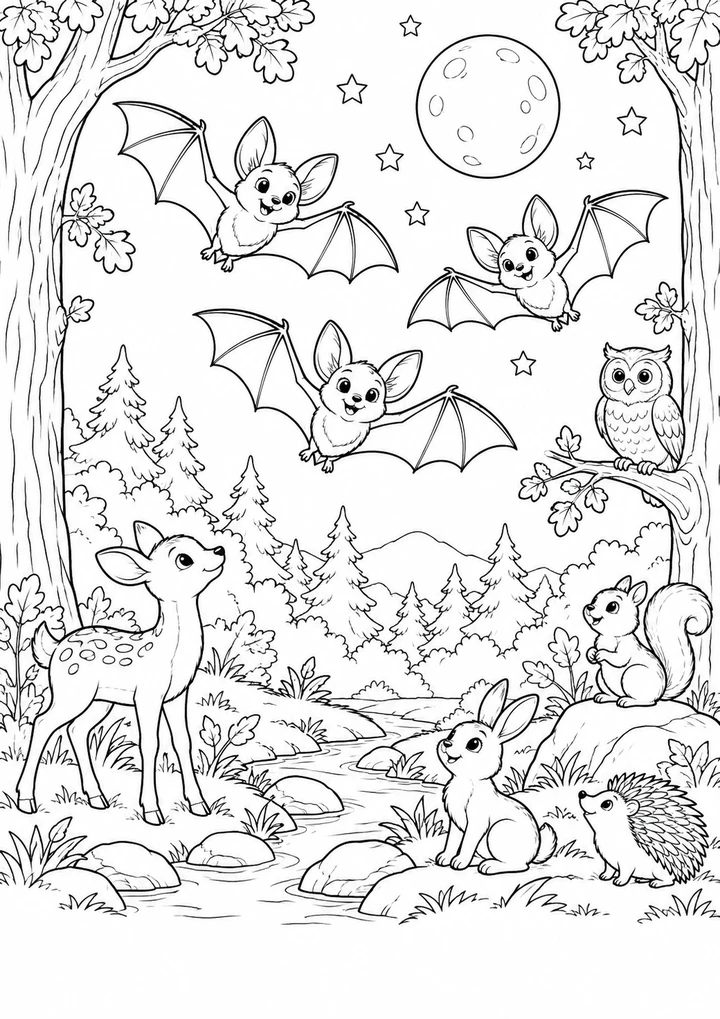 Les chauves-souris de la forêt