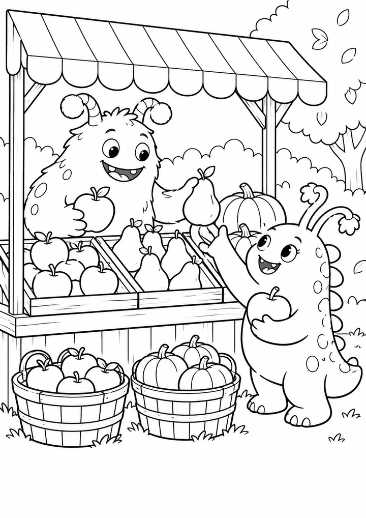 Le marché des monstres