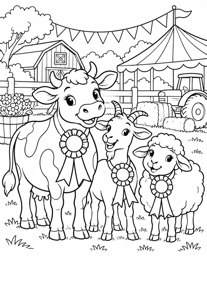 Le concours des animaux