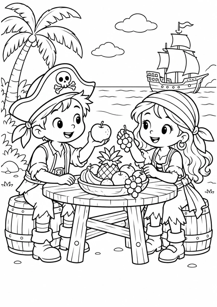 Le goûter des pirates