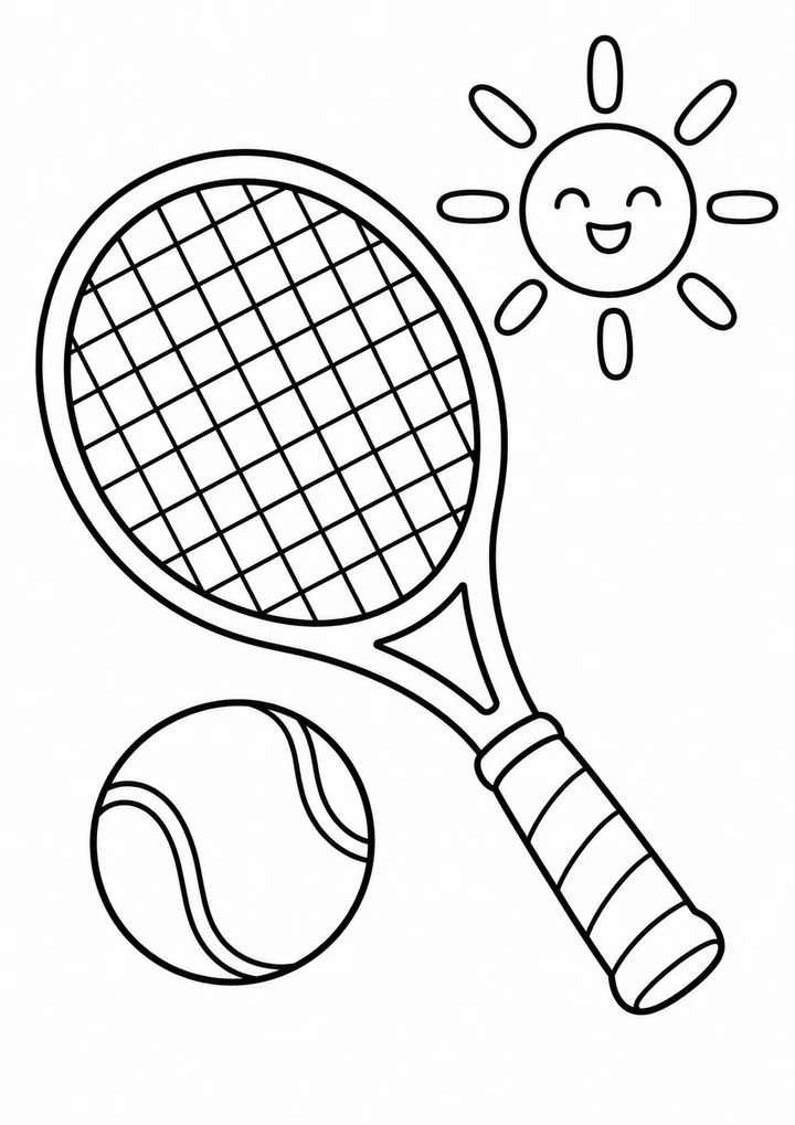 La raquette de tennis