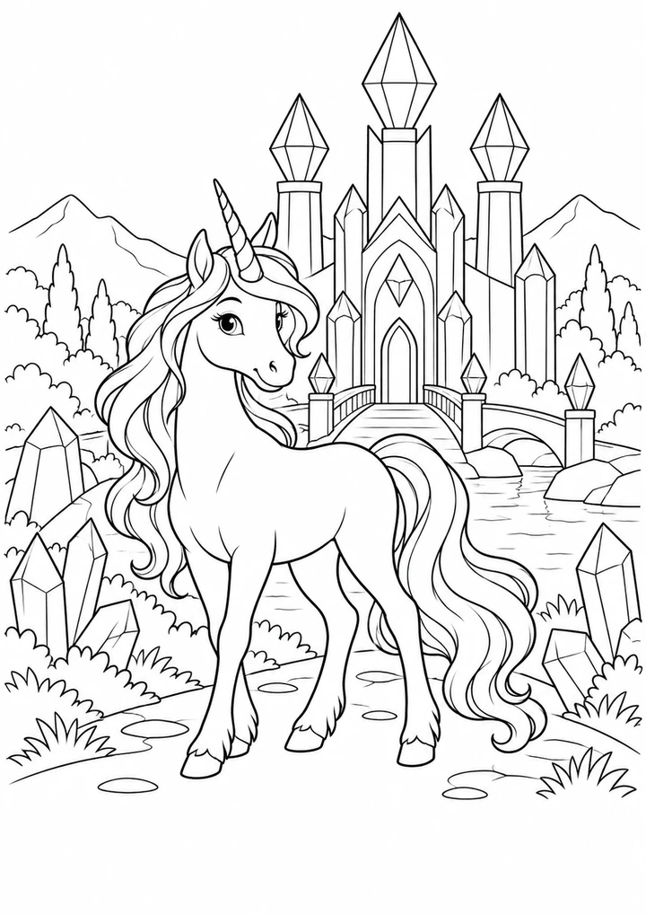 La licorne au palais de cristal