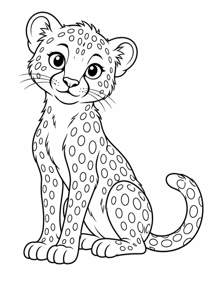 Le guépard au repos