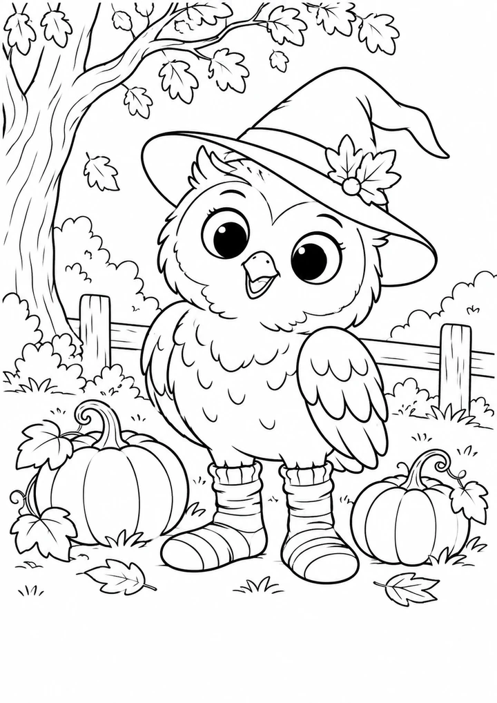 Le hibou et les chaussettes rayées