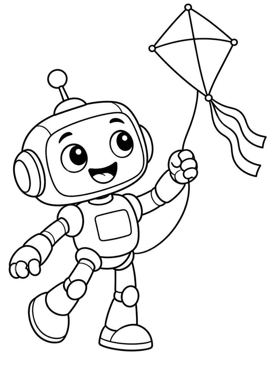 Le robot au cerf-volant
