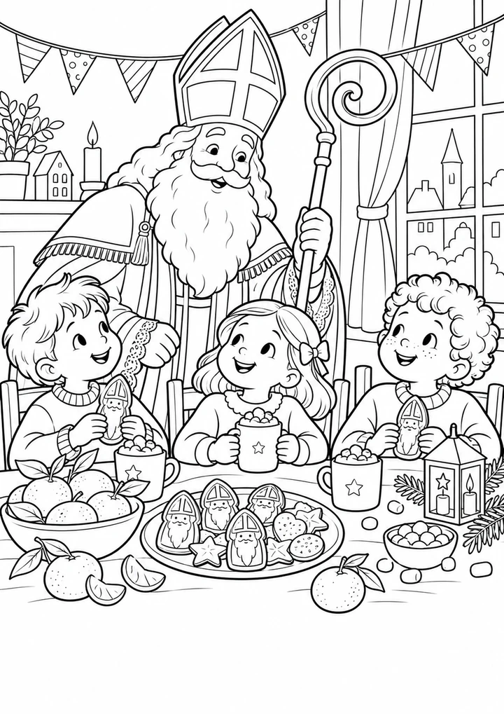 Le goûter de Saint-Nicolas
