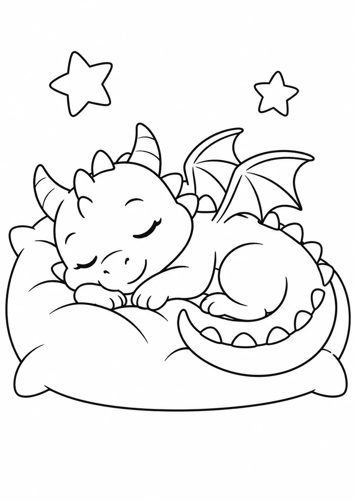 Le dragon qui fait une sieste