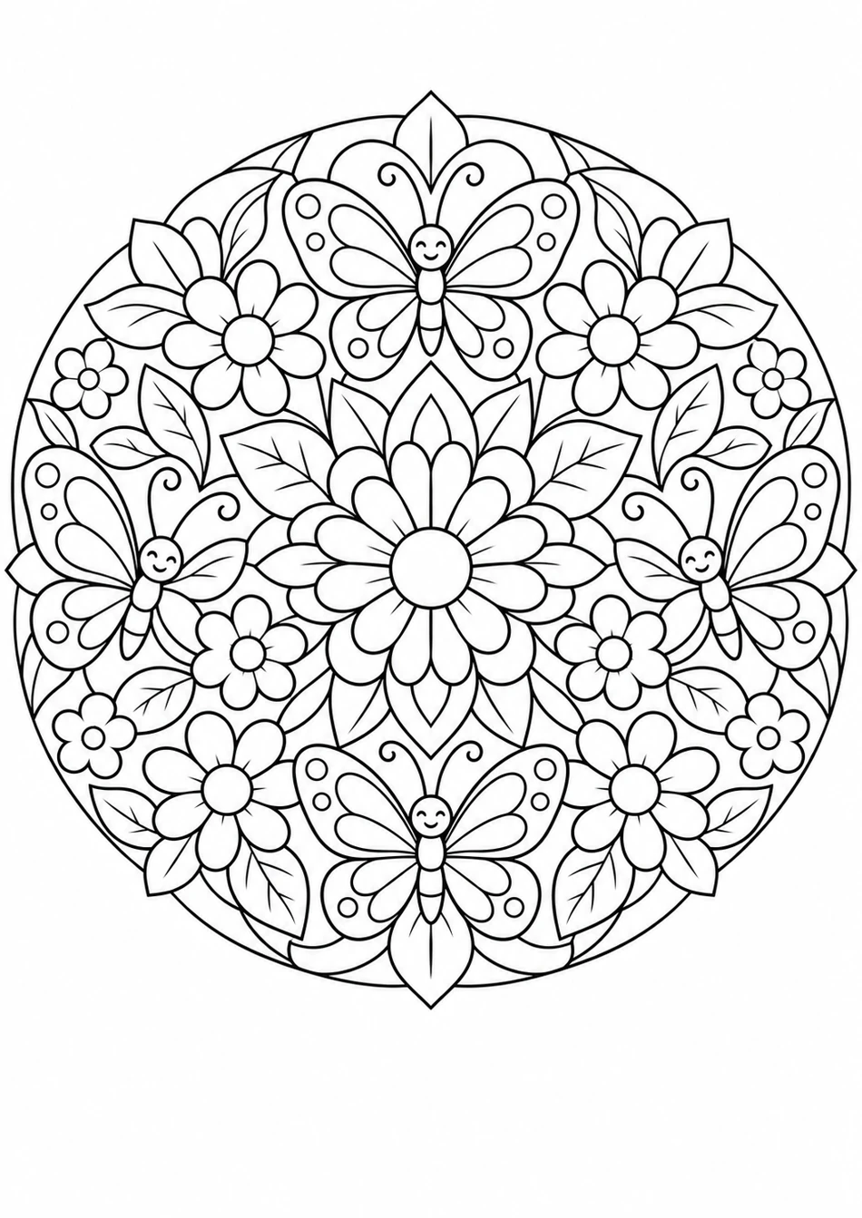Le mandala du jardin fleuri