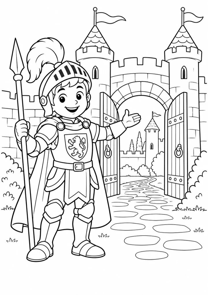 Le garde du château