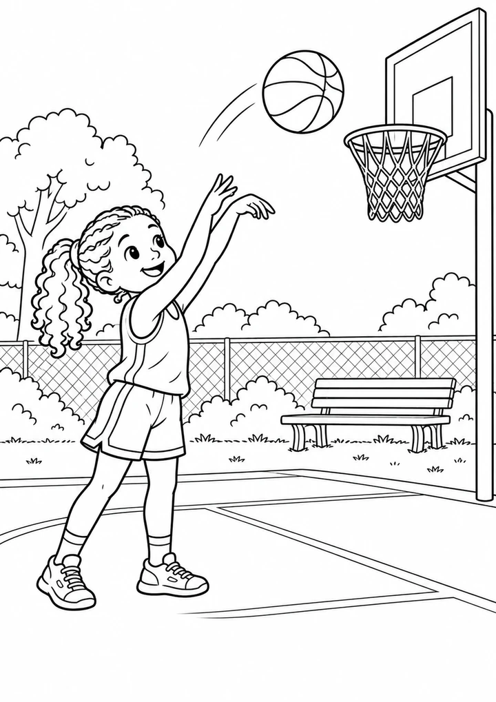 Le panier de basket
