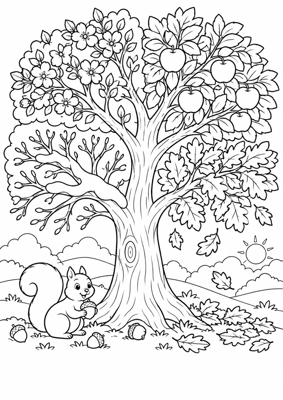 Les saisons du grand arbre