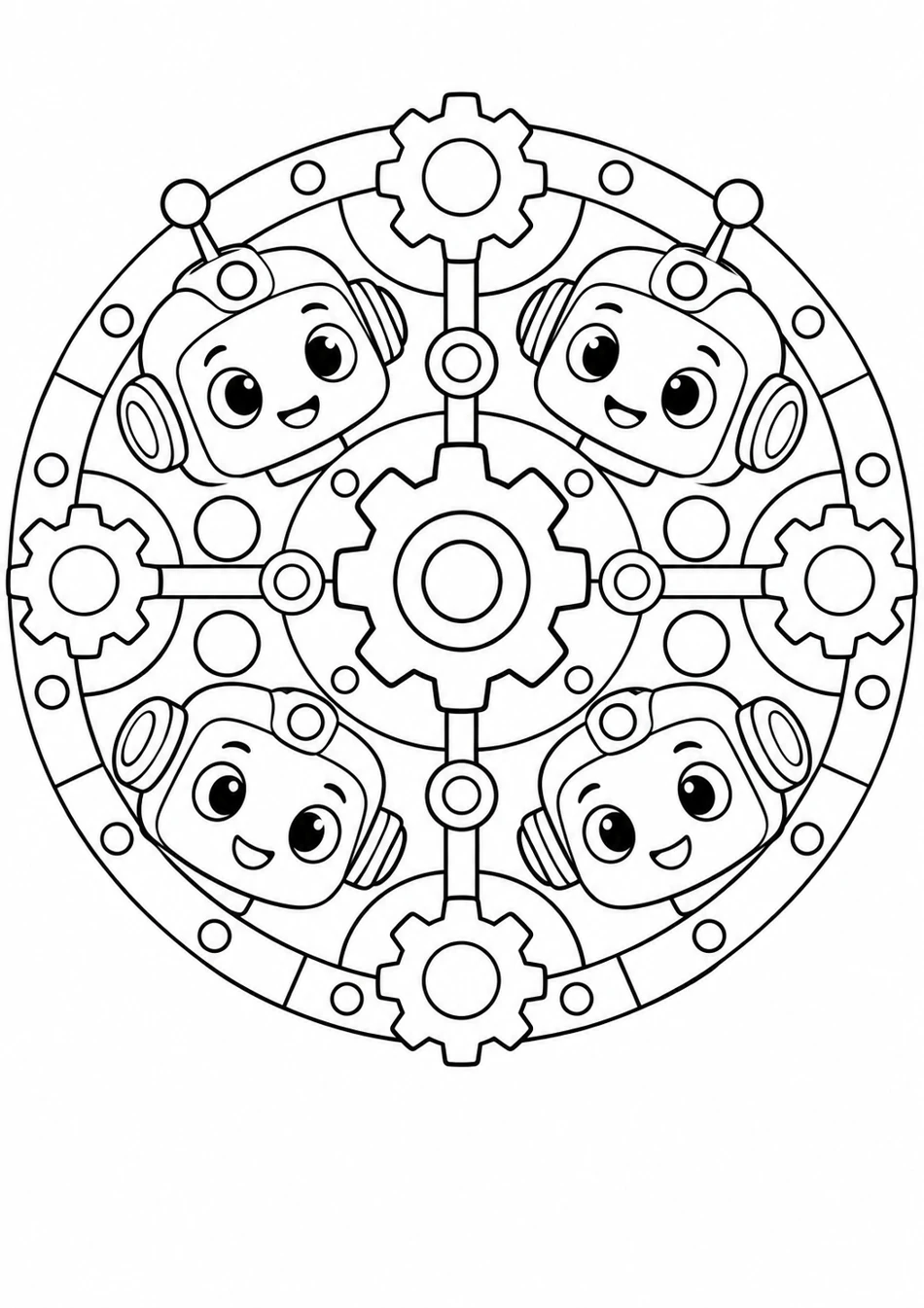 Le mandala des robots
