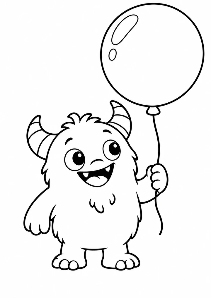 Le monstre et son ballon