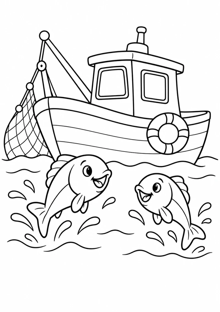 Le bateau de pêche