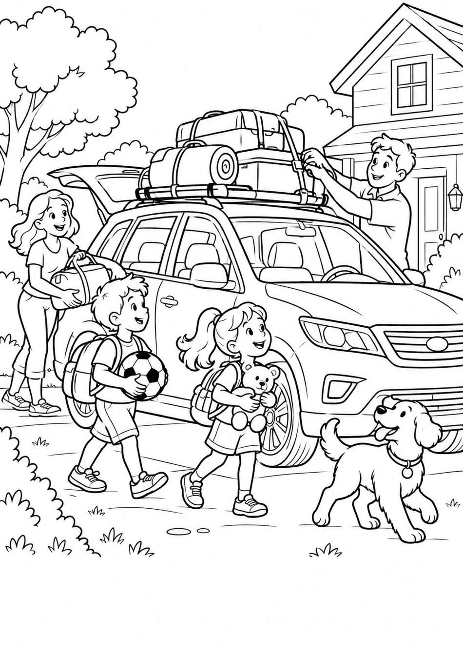 Le départ en vacances