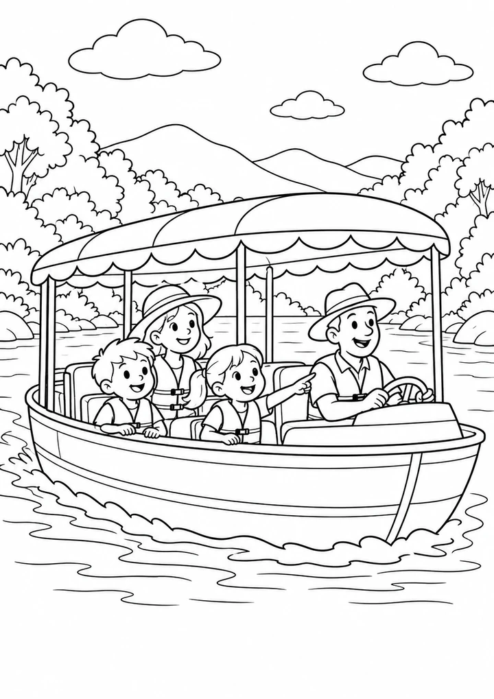 Le bateau de promenade