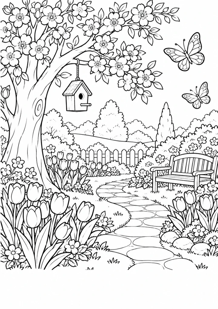 Le grand jardin du printemps